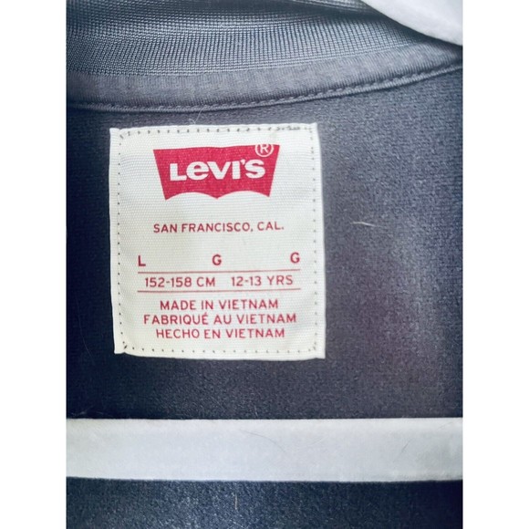 Levi’s VINTAGE boys Grey Track Zip Up Jacket Size Large 12/13 Years - Picture 5 of 10